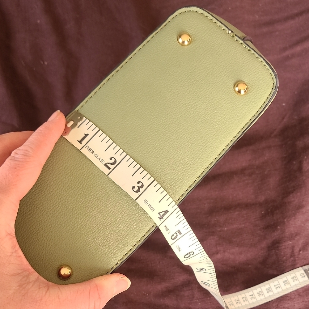 Small Green Tote- Handbag - Picture 12 of 13
